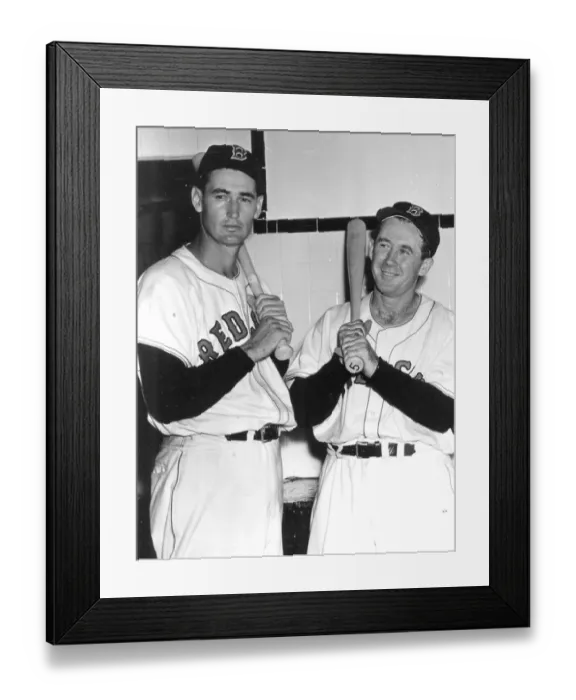 Framed Print : Portrait Of Williams & Tebbetts Framed Print : Portrait Of Williams & Tebbetts