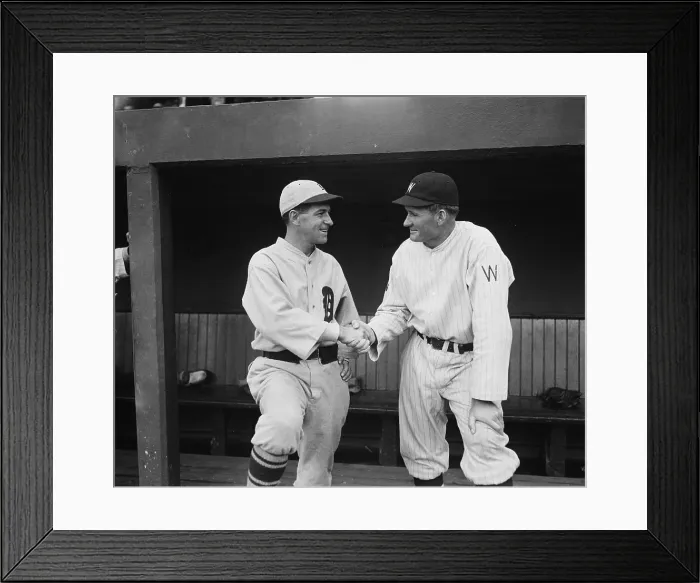Framed Print : Stanley Harris And Walter Johnson Framed Print : Stanley Harris And Walter Johnson