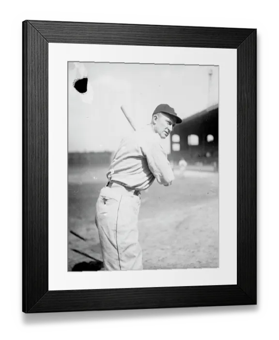 Framed Print : Ty Cobb At Bat Framed Print : Ty Cobb At Bat