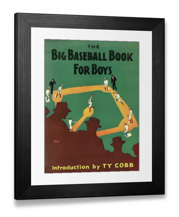 Framed Print : A Big Baseball Book Framed Print : A Big Baseball Book