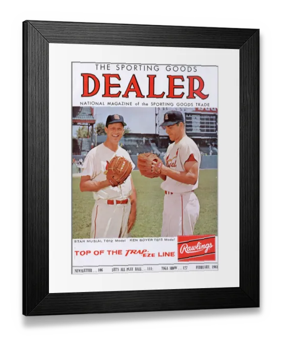 Framed Print : Sporting Goods Dealer Cover Framed Print : Sporting Goods Dealer Cover