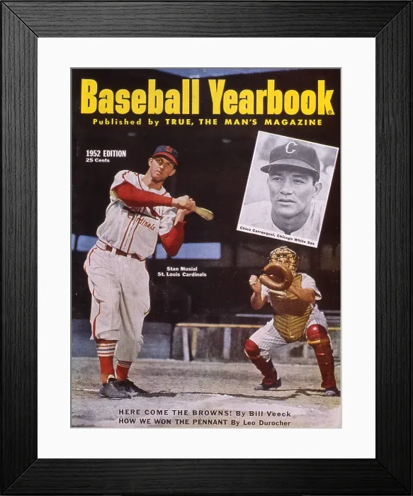 Framed Print : Stan Musial Bbl Yearbook Framed Print : Stan Musial Bbl Yearbook