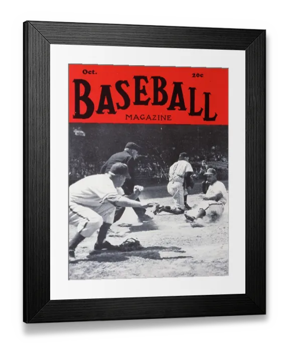 Framed Print : Baseball Magazine With Stan Musial