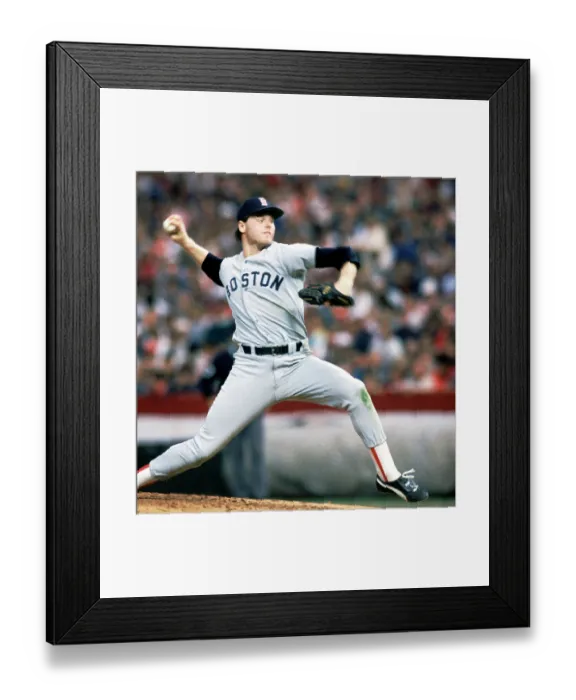 Framed Print : Boston Red Sox Pitcher Roger Clemens Game Action Framed Print : Boston Red Sox Pitcher Roger Clemens Game Action