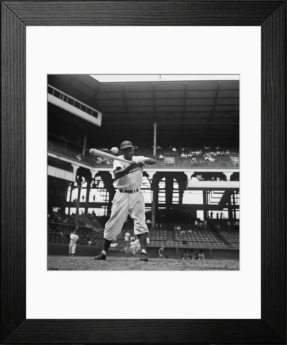 Framed Print : Jackie Robinson Framed Print : Jackie Robinson