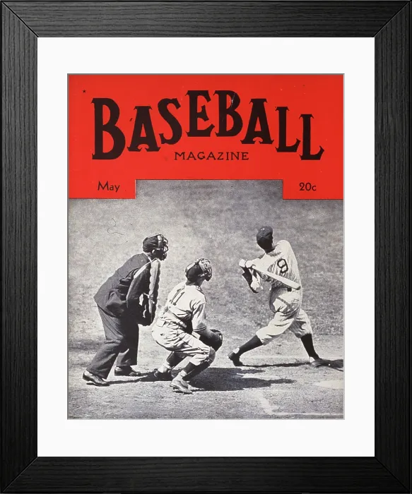 Framed Print : Baseball Magazine Cover With Joe Dimaggio Framed Print : Baseball Magazine Cover With Joe Dimaggio