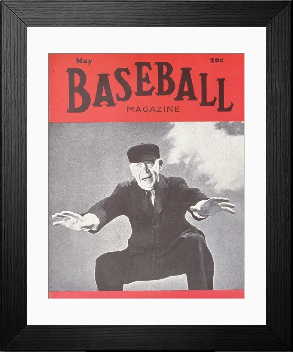 Framed Print : Baseball Magazine Cover With Bill Klem Framed Print : Baseball Magazine Cover With Bill Klem