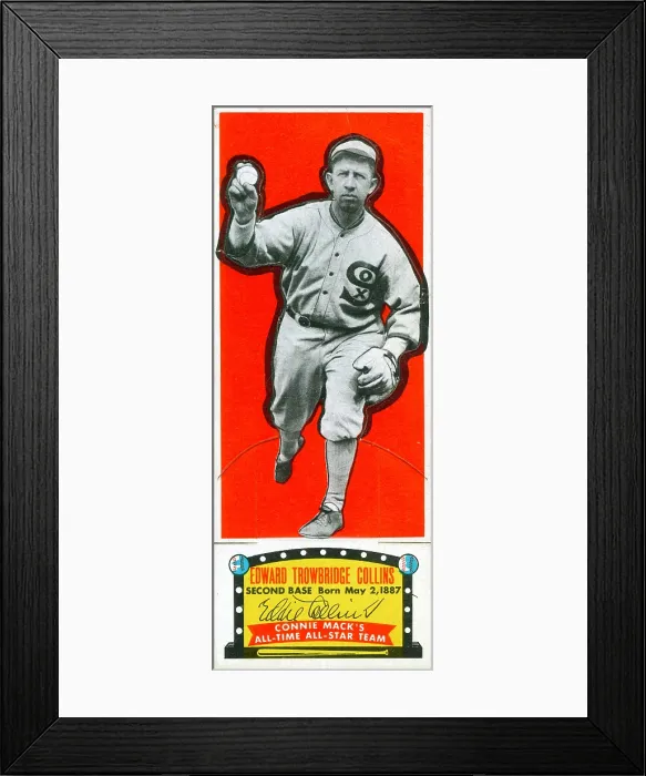 Framed Print : Eddie Collins Gum Card Framed Print : Eddie Collins Gum Card