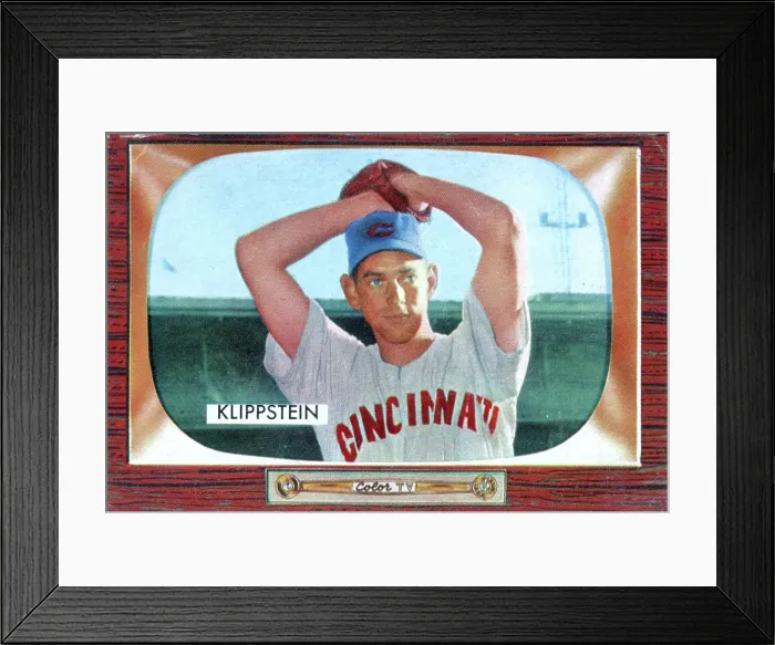 Framed Print : Gum Card Of Johnny Klippstein Framed Print : Gum Card Of Johnny Klippstein
