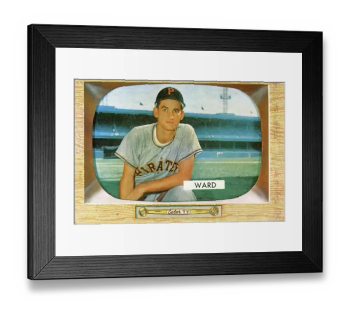 Framed Print : Gum Card Of Preston Ward Framed Print : Gum Card Of Preston Ward