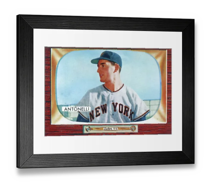 Framed Print : Gum Card Of Johnny Antonelli Framed Print : Gum Card Of Johnny Antonelli