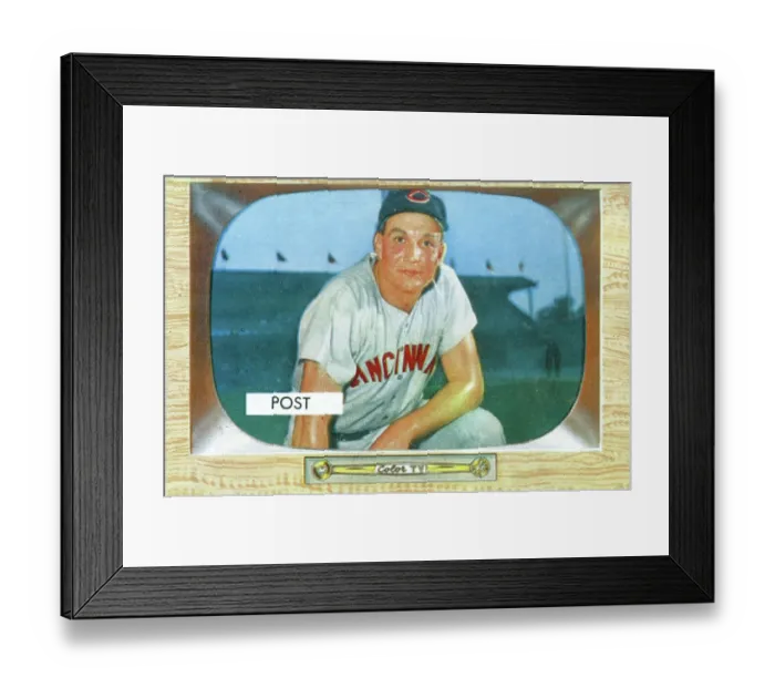 Framed Print : Gum Card Of Wally Post Framed Print : Gum Card Of Wally Post