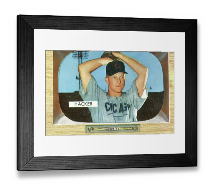 Framed Print : Gum Card Of Warren Hacker Framed Print : Gum Card Of Warren Hacker