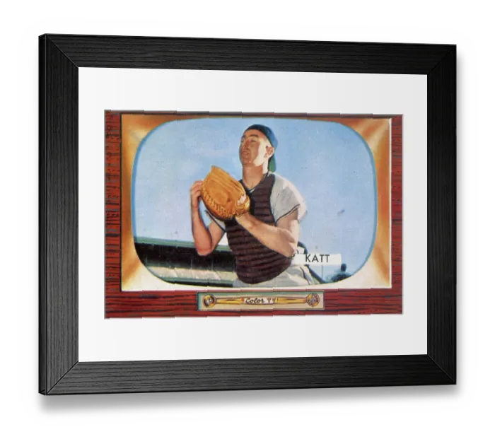 Framed Print : Gum Card Of Ray Katt Framed Print : Gum Card Of Ray Katt