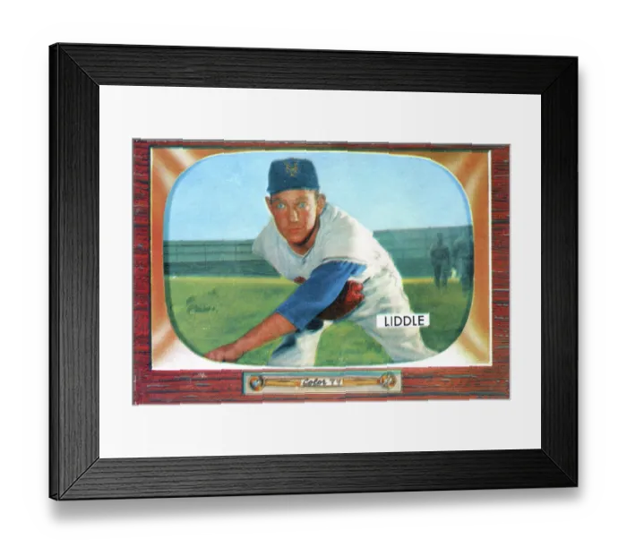 Framed Print : Gum Card Of Don Liddle