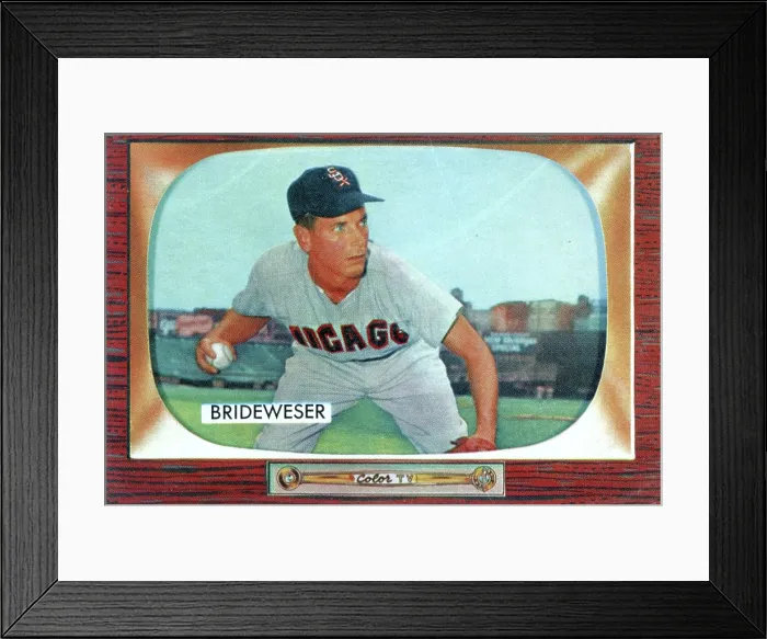 Framed Print : Gum Card Of Jim Brideweser Framed Print : Gum Card Of Jim Brideweser