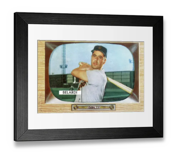 Framed Print : Gum Card Of Wayne Belardi Framed Print : Gum Card Of Wayne Belardi