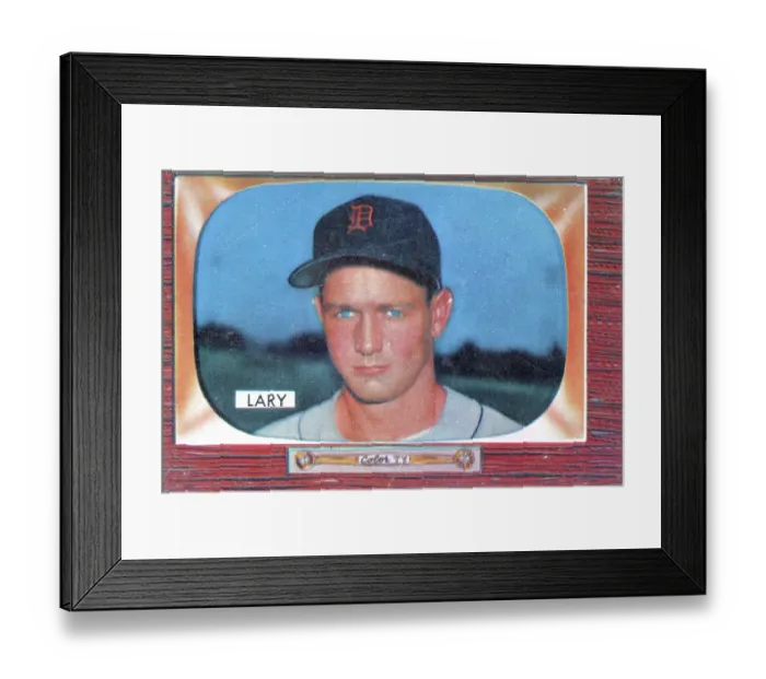 Framed Print : Gum Card Of Frank Lary Framed Print : Gum Card Of Frank Lary