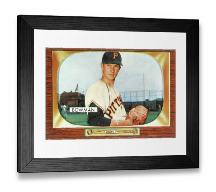 Framed Print : Gum Card Of Roger Bowman Framed Print : Gum Card Of Roger Bowman