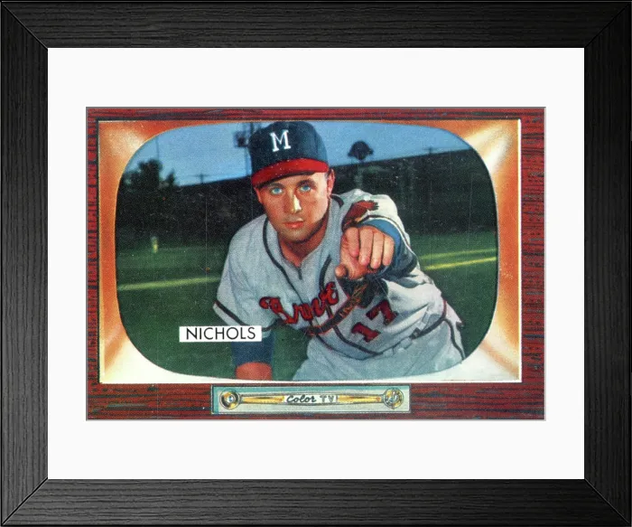 Framed Print : Gum Card Of Les Nichols Framed Print : Gum Card Of Les Nichols