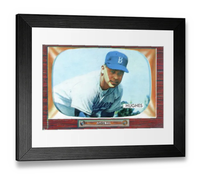 Framed Print : Gum Card Of Jim Hughes Framed Print : Gum Card Of Jim Hughes