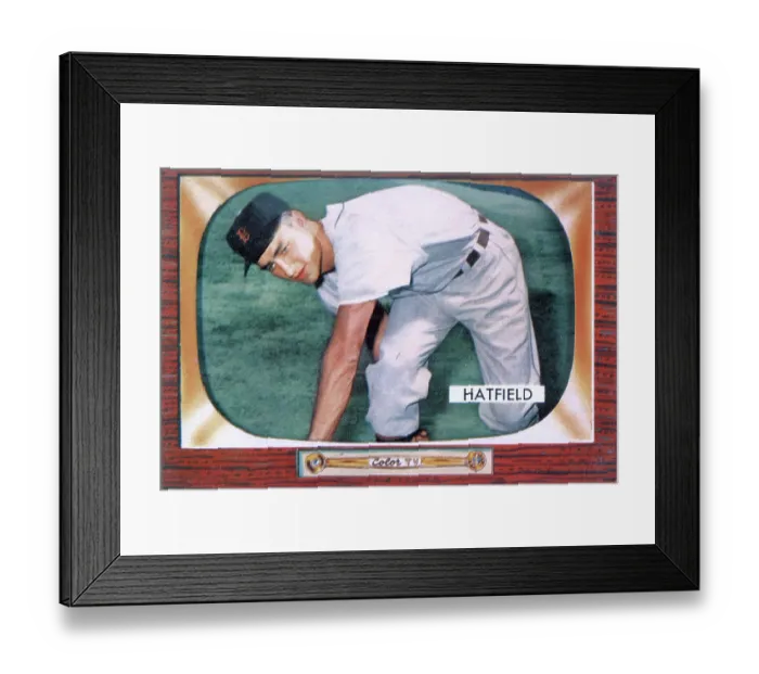 Framed Print : Gum Card Of Fred Hatfield Framed Print : Gum Card Of Fred Hatfield