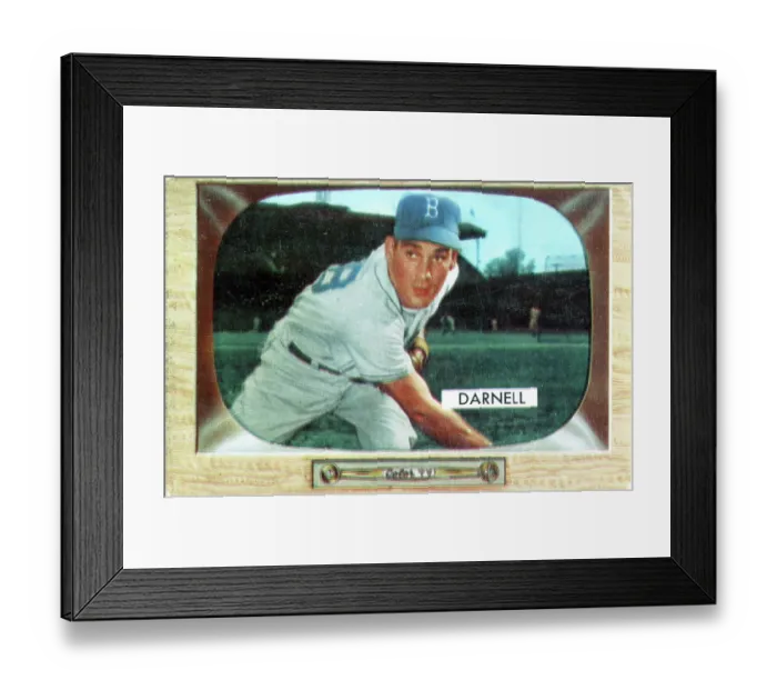 Framed Print : Gum Card Of Bob Darnell Framed Print : Gum Card Of Bob Darnell