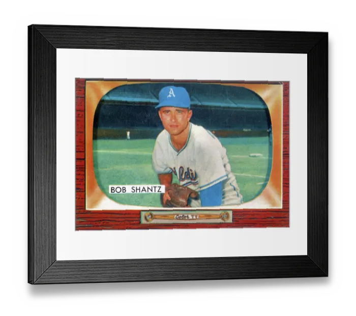 Framed Print : Gum Card Of Bobby Shantz