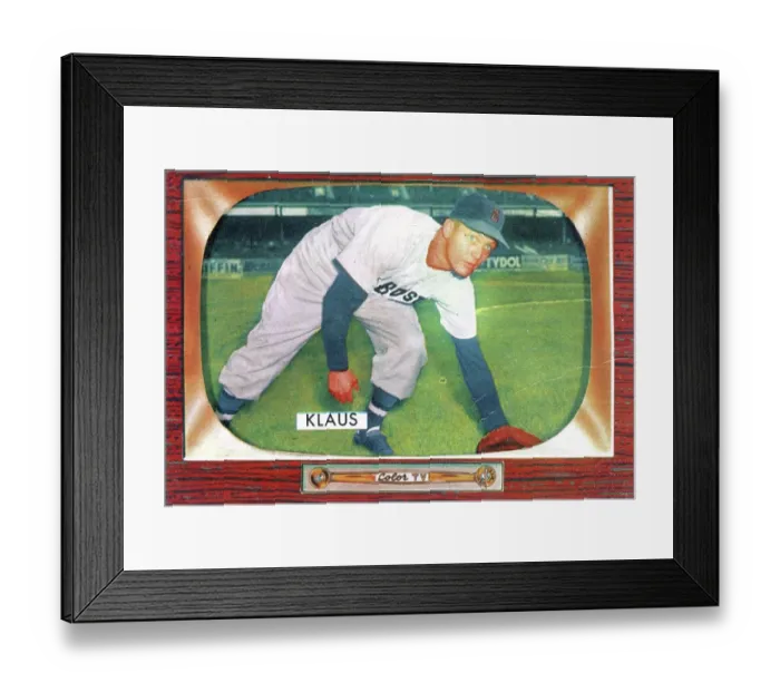 Framed Print : Gum Card Of Billy Klaus Framed Print : Gum Card Of Billy Klaus