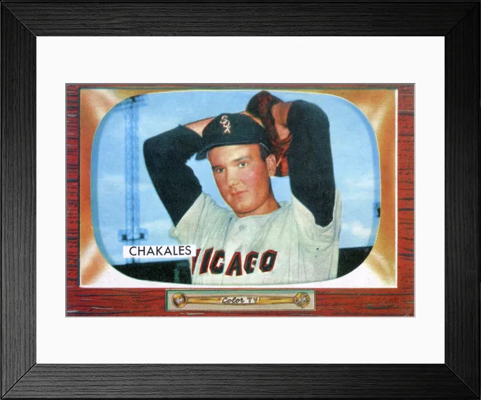Framed Print : Gum Card Of Bob Chakales Framed Print : Gum Card Of Bob Chakales