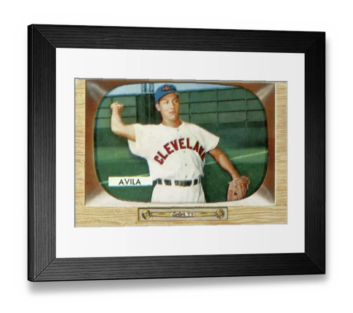 Framed Print : Gum Card Of Bobby Avila Framed Print : Gum Card Of Bobby Avila