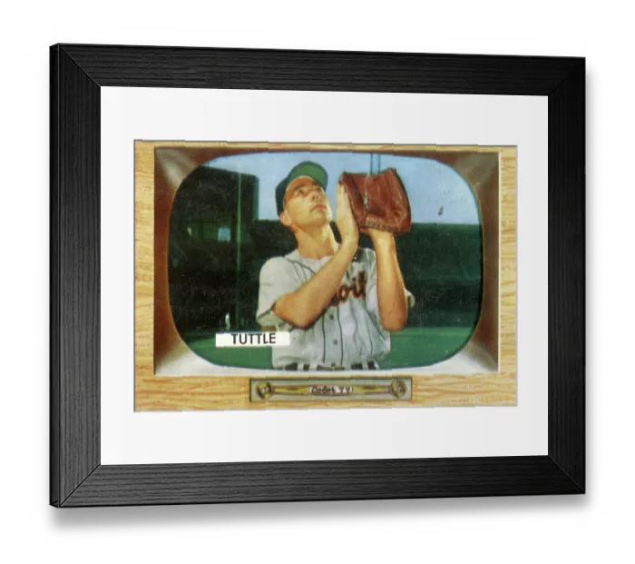 Framed Print : Gum Card Of Bill Tuttle