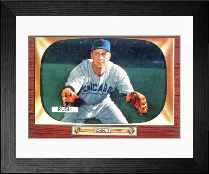 Framed Print : Gum Card Of Bob Rush Framed Print : Gum Card Of Bob Rush
