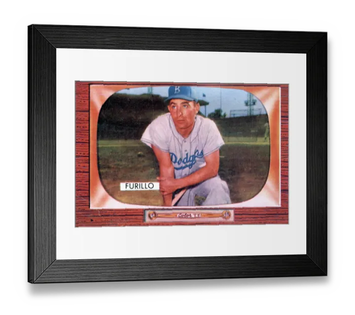 Framed Print : Gum Card Of Carl Furillo Framed Print : Gum Card Of Carl Furillo