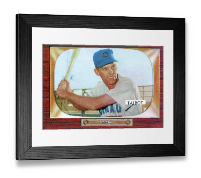 Framed Print : Gum Card Of Bob Talbot
