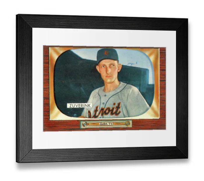 Framed Print : Gum Card Of Al Zuvnerink Framed Print : Gum Card Of Al Zuvnerink