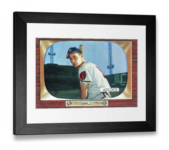 Framed Print : Gum Card Of Joe Adcock Framed Print : Gum Card Of Joe Adcock
