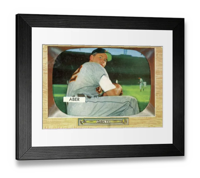 Framed Print : Gum Card Of Al Aber Framed Print : Gum Card Of Al Aber