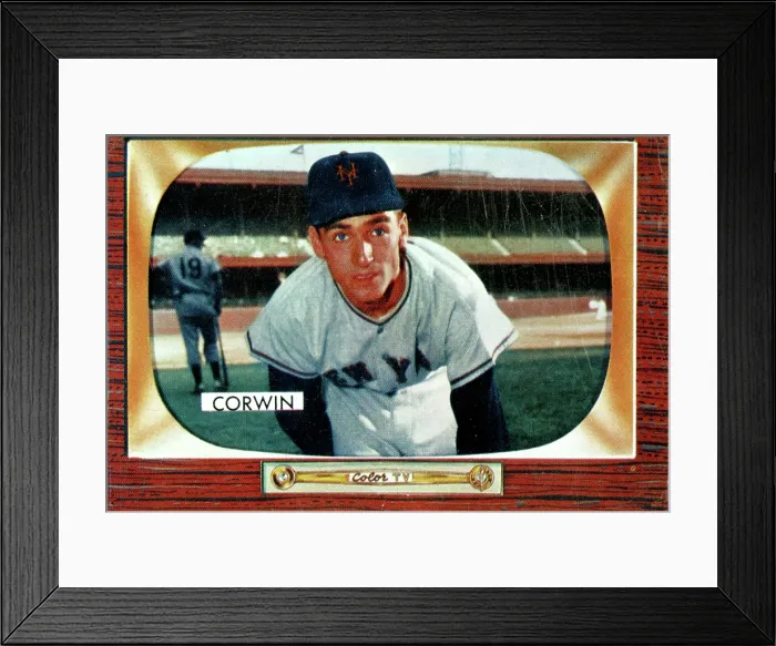 Framed Print : Gum Card Of Al Corwin Framed Print : Gum Card Of Al Corwin