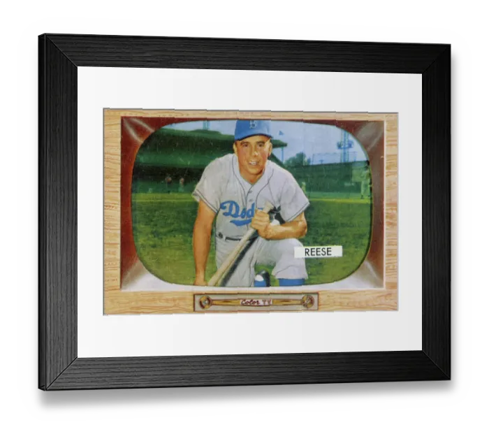 Framed Print : Gum Card Of Pee Wee Reese Framed Print : Gum Card Of Pee Wee Reese