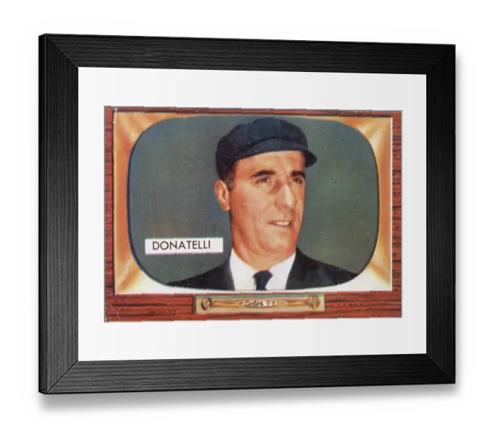 Framed Print : Augie Donatelli Baseball Card Framed Print : Augie Donatelli Baseball Card