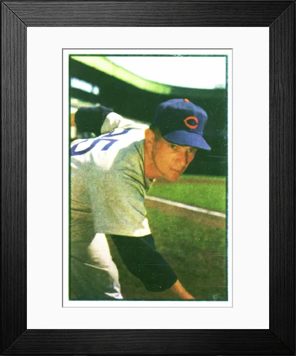 Framed Print : Baseball Card Of Turk Lown Framed Print : Baseball Card Of Turk Lown
