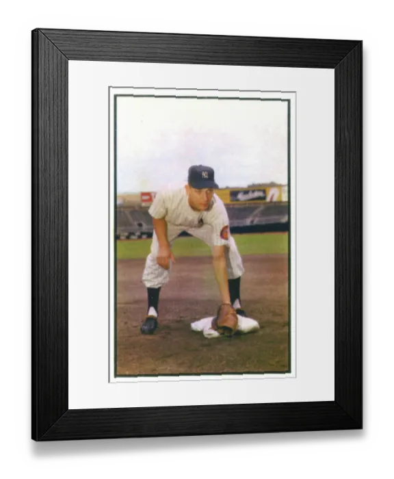 Framed Print : Baseball Card Of Jim Brideweser Framed Print : Baseball Card Of Jim Brideweser