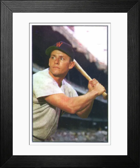Framed Print : Baseball Card Of Gil Coan Framed Print : Baseball Card Of Gil Coan