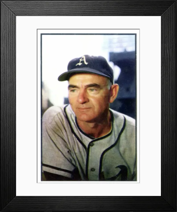 Framed Print : Baseball Card Of Wally Moses Framed Print : Baseball Card Of Wally Moses