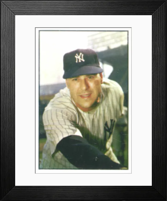 Framed Print : Baseball Card Of Vic Raschi Framed Print : Baseball Card Of Vic Raschi