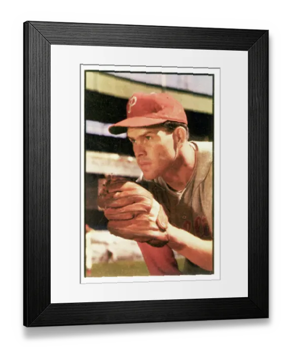 Framed Print : Baseball Card Of Robin Roberts