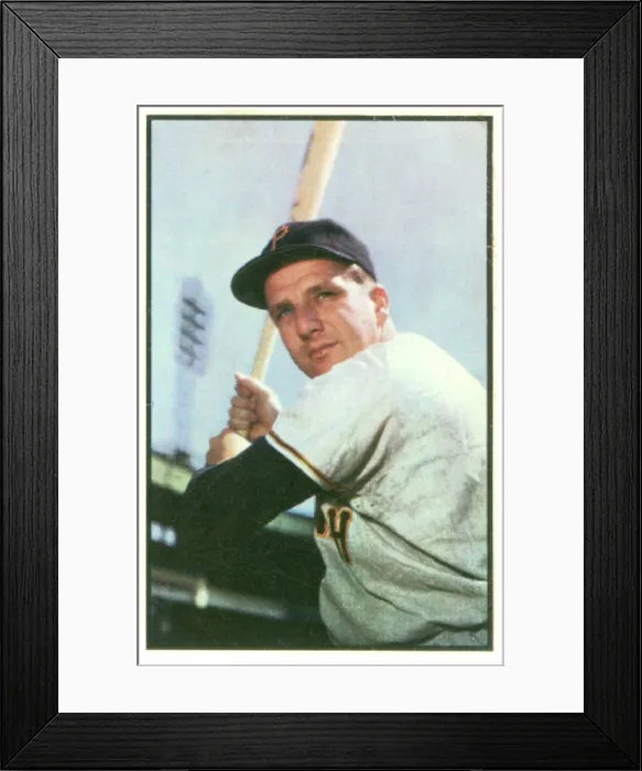 Framed Print : Baseball Card Of Ralph Kiner Framed Print : Baseball Card Of Ralph Kiner