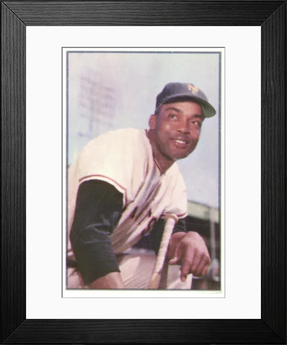 Framed Print : Baseball Card Of Monte Irvin Framed Print : Baseball Card Of Monte Irvin