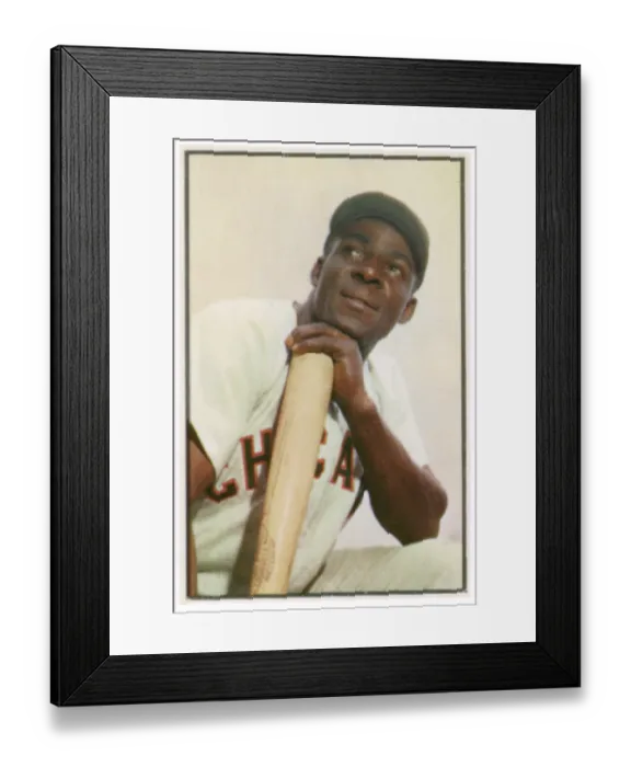 Framed Print : Baseball Card Of Minnie Minoso Framed Print : Baseball Card Of Minnie Minoso